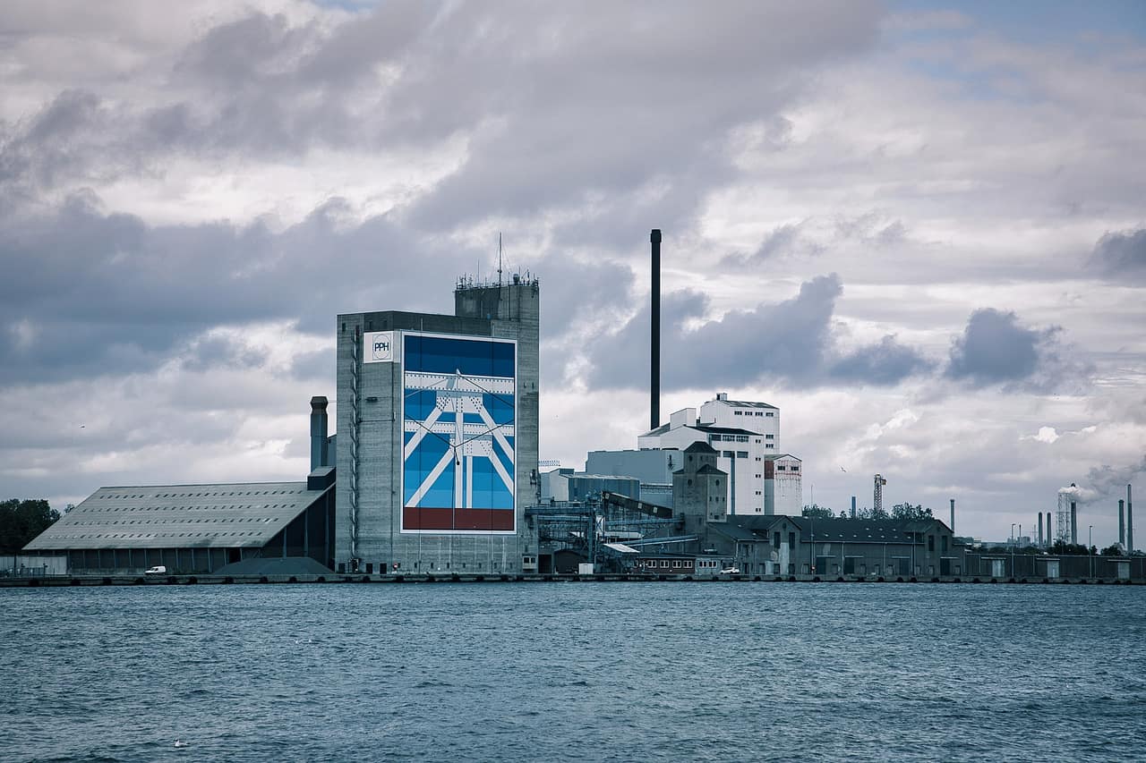 Udsigt fra Skanseparken over Limfjorden