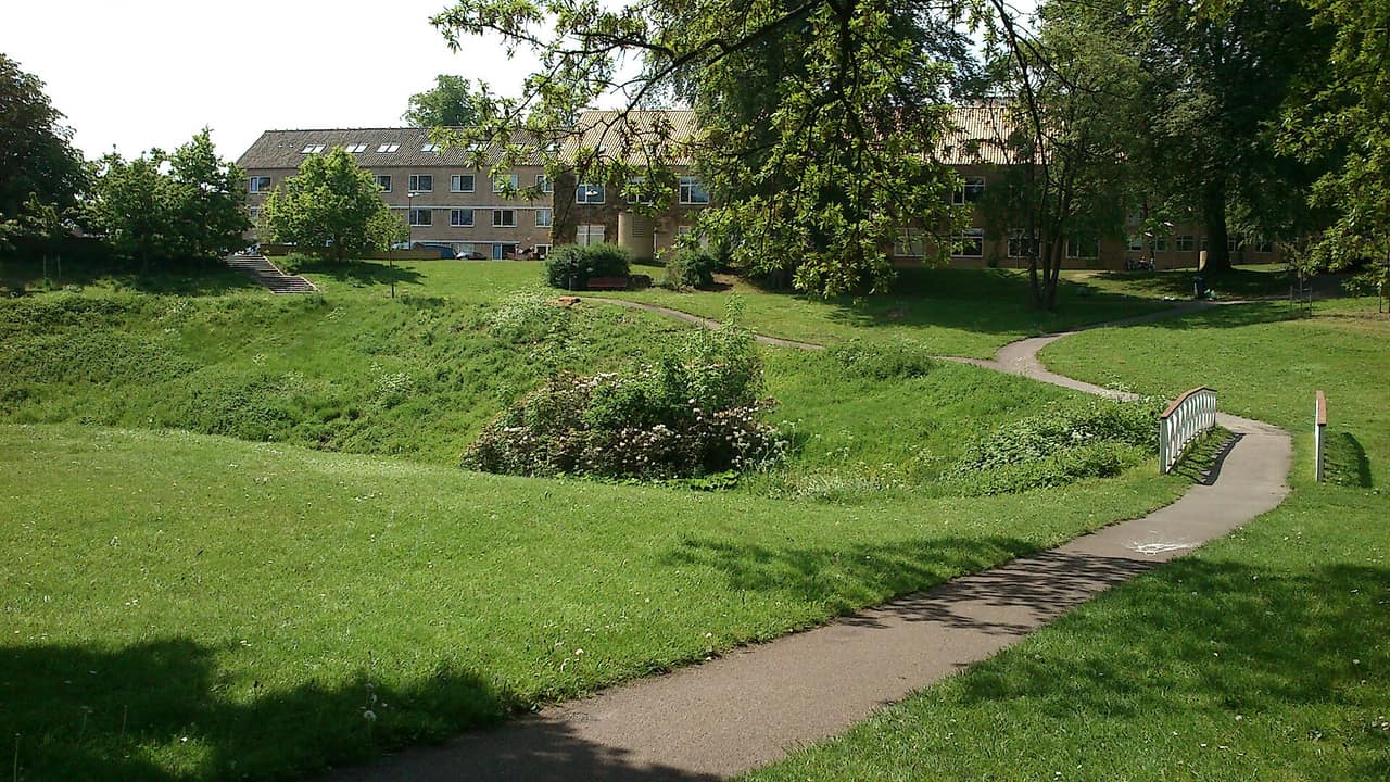 Vennelystparken i Aarhus om foråret