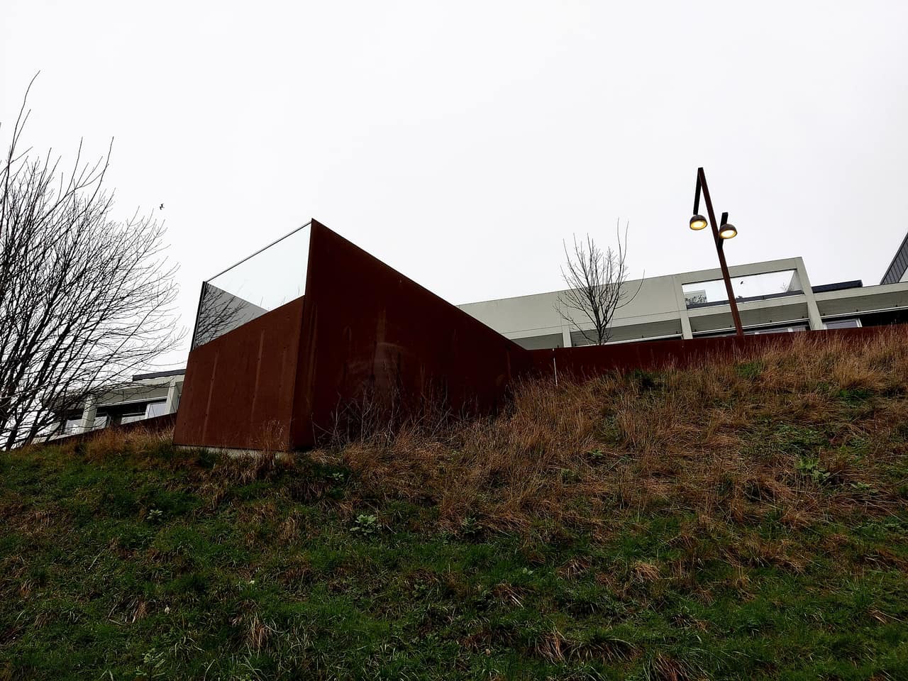 Dam og grønne arealer i Byparken i Esbjerg