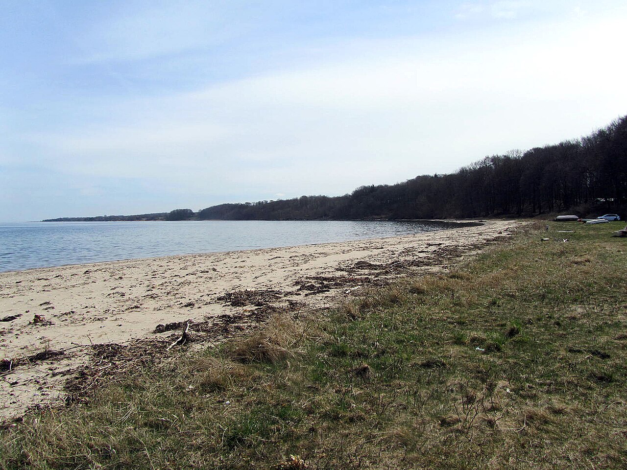 Trelde Næs set fra Bøgeskov Strand