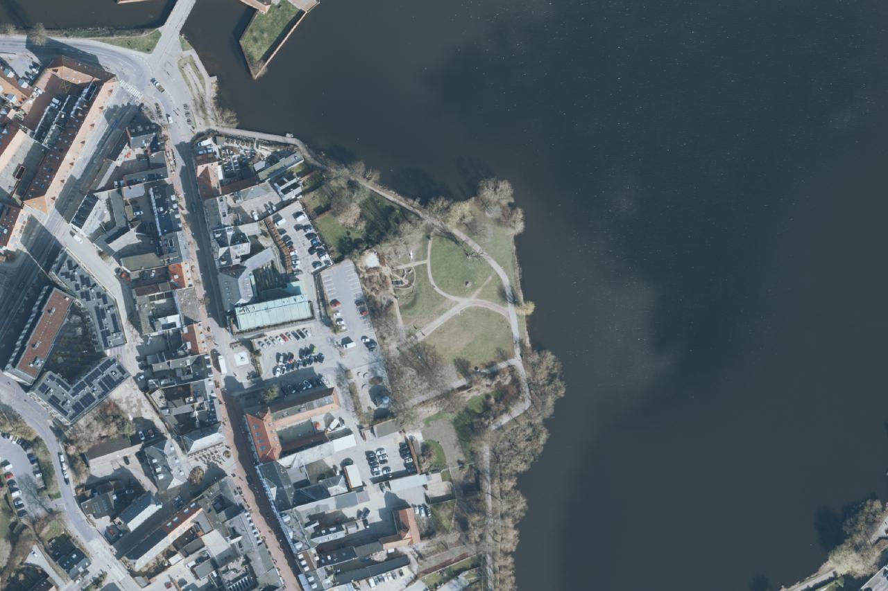 Luftfoto over Posen i Hillerød