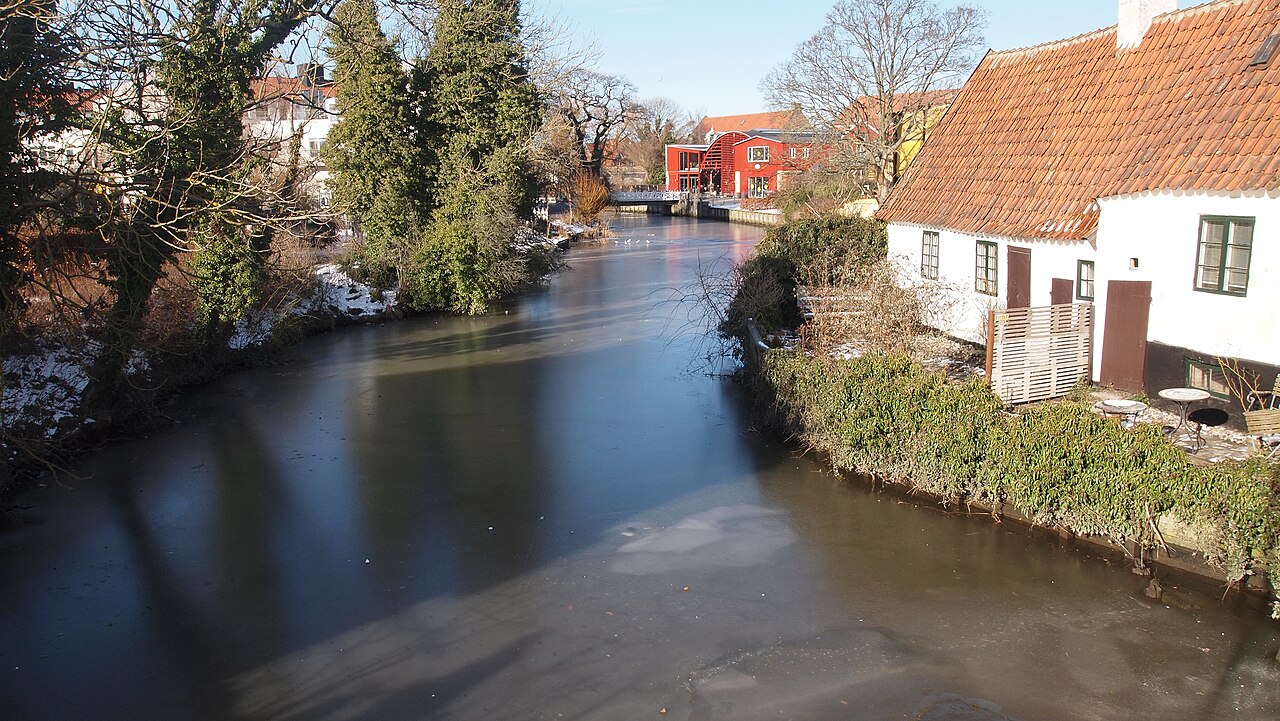 Køge Å gennem byen