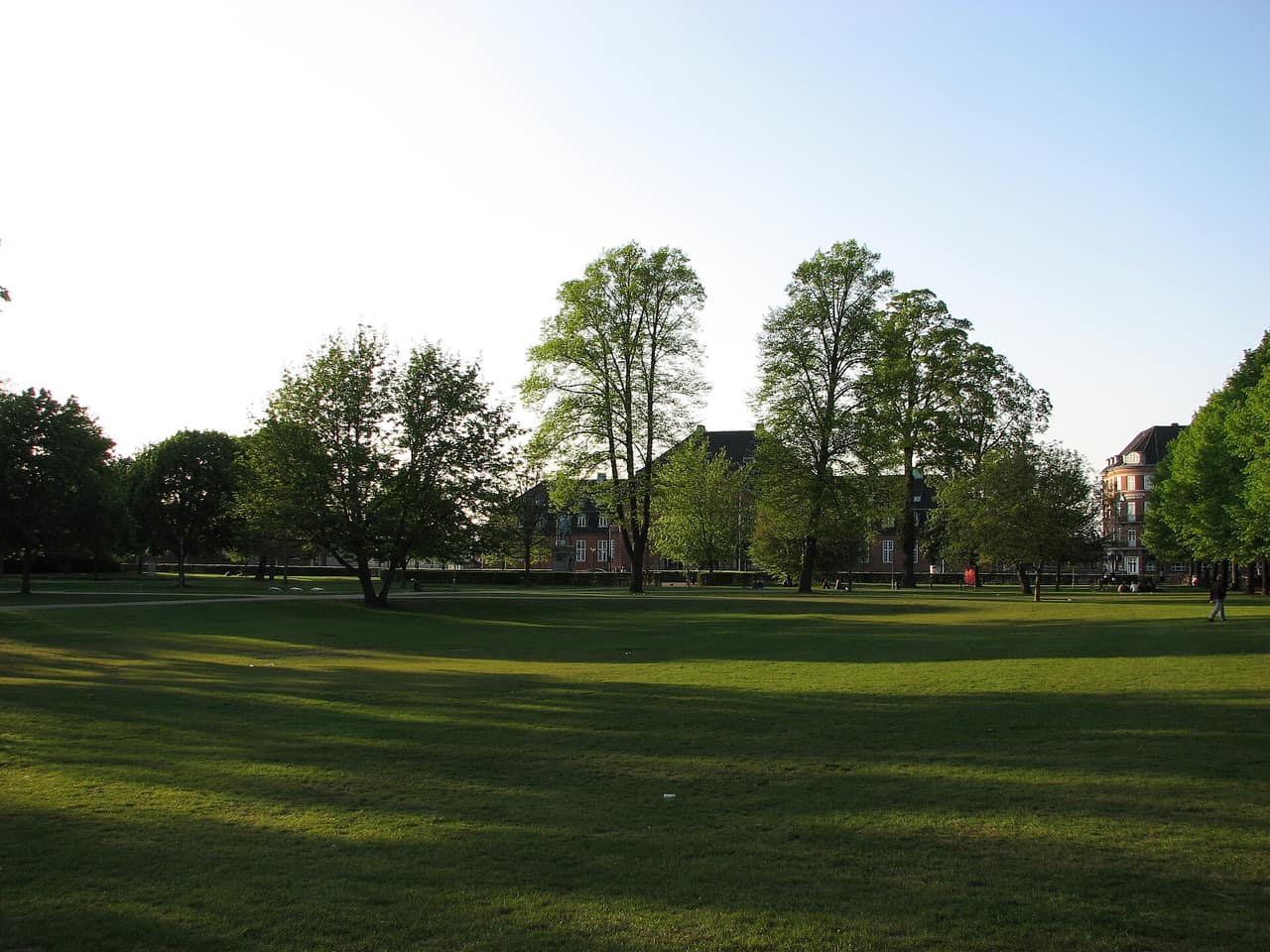 Grønne arealer i Kongens Have i Odense