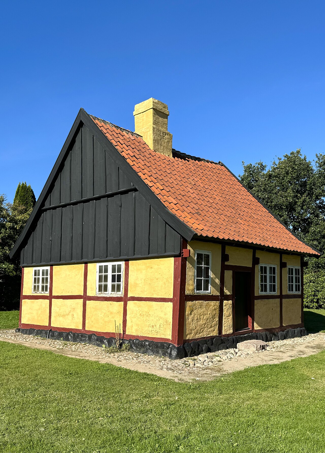 Bindingsværkshus i Slagelse Lystanlæg