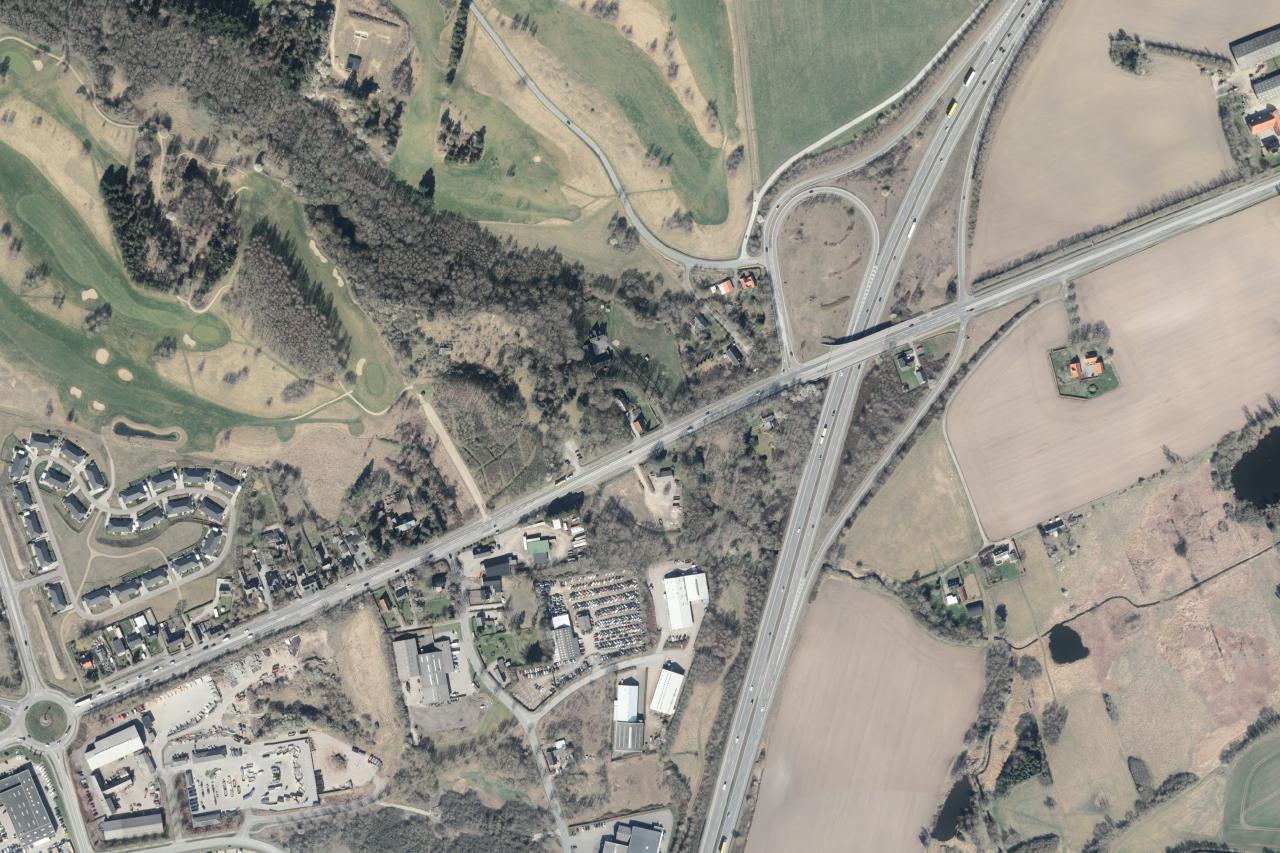 Luftfoto over Naturpark Skovsø i Slagelse